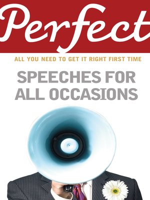 cover image of Perfect Speeches for All Occasions